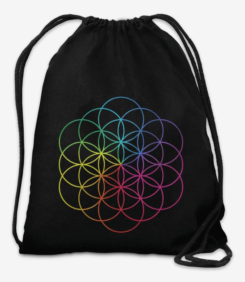 Mochila Negro de Coldplay