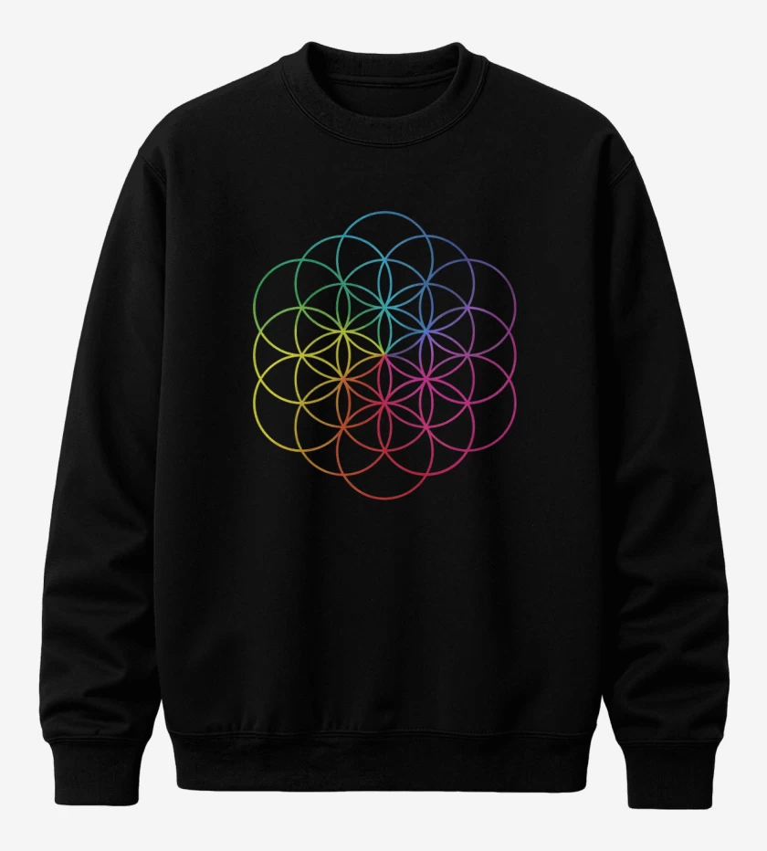 Poleron polo Negro de Coldplay