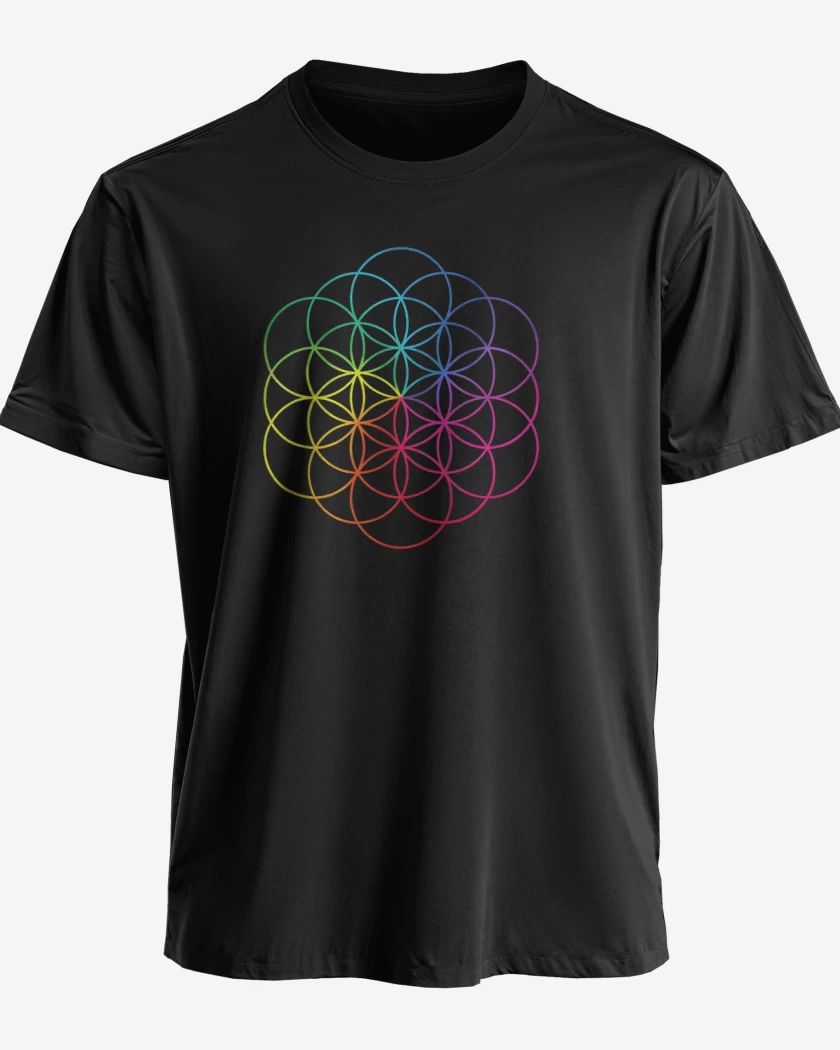 Polera premium Negro de Coldplay
