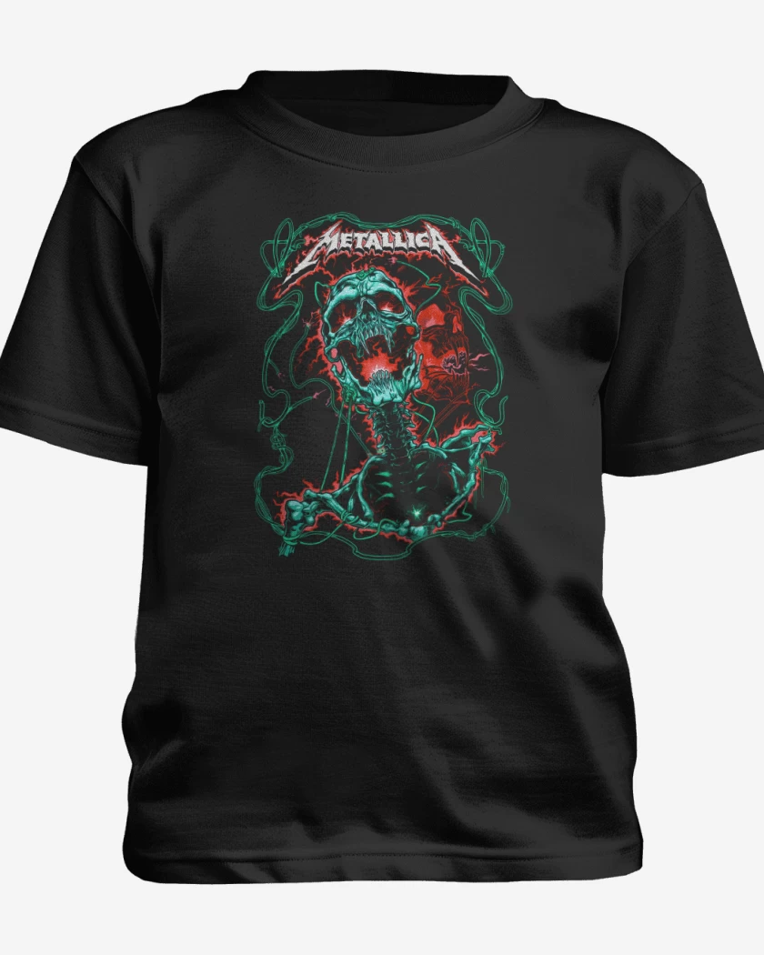 Polera de niño Negro de Metallicaa