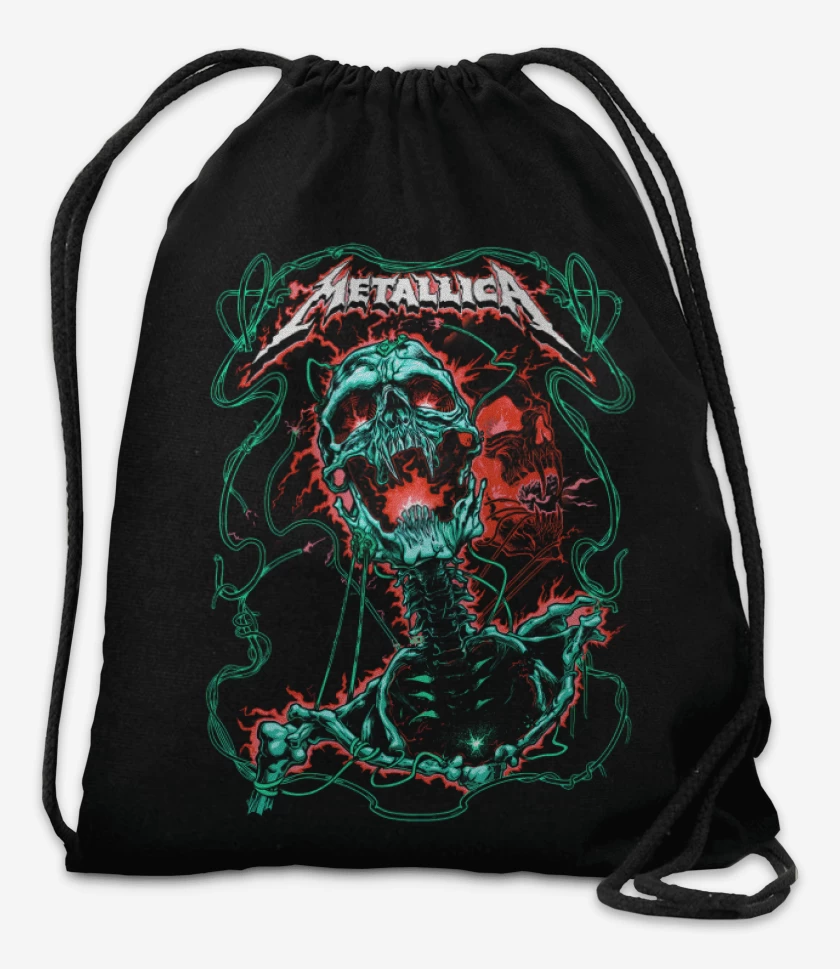 Mochila Negro de Metallicaa