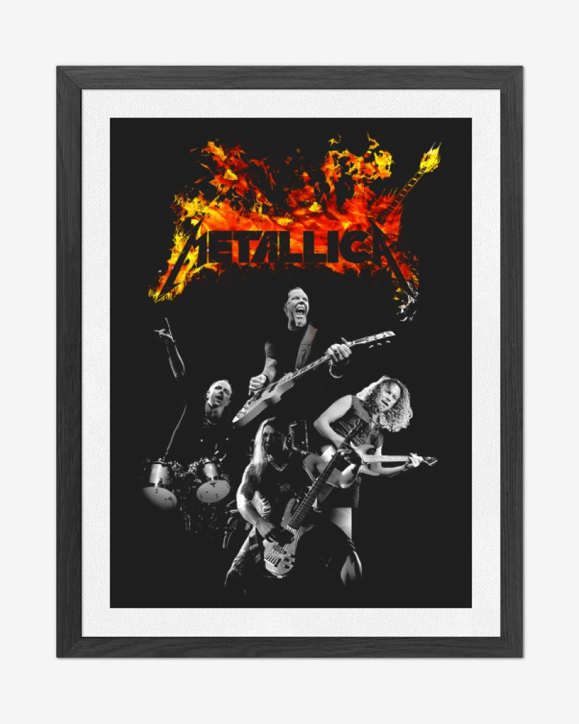 Cuadro decorativo Metallica Band