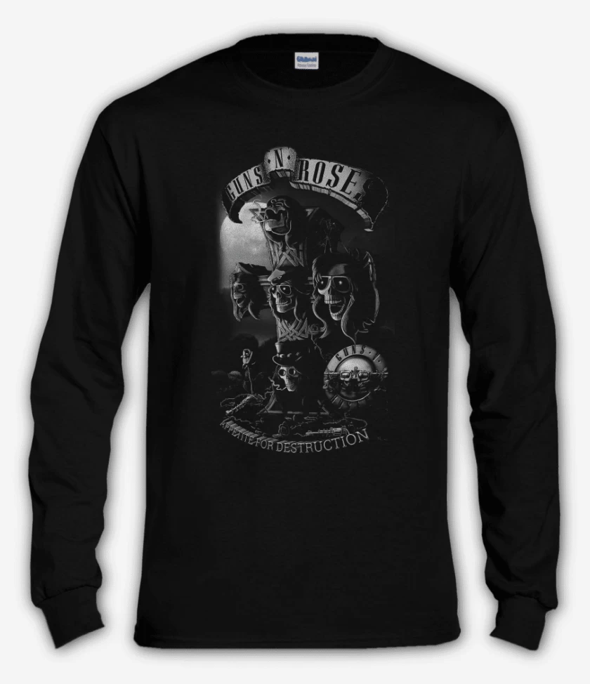 Polera manga larga Guns N Roses Appetite for destruction