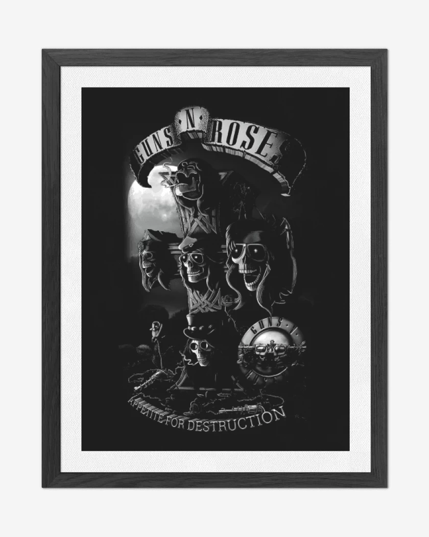 Cuadro decorativo Guns N Roses Appetite for destruction