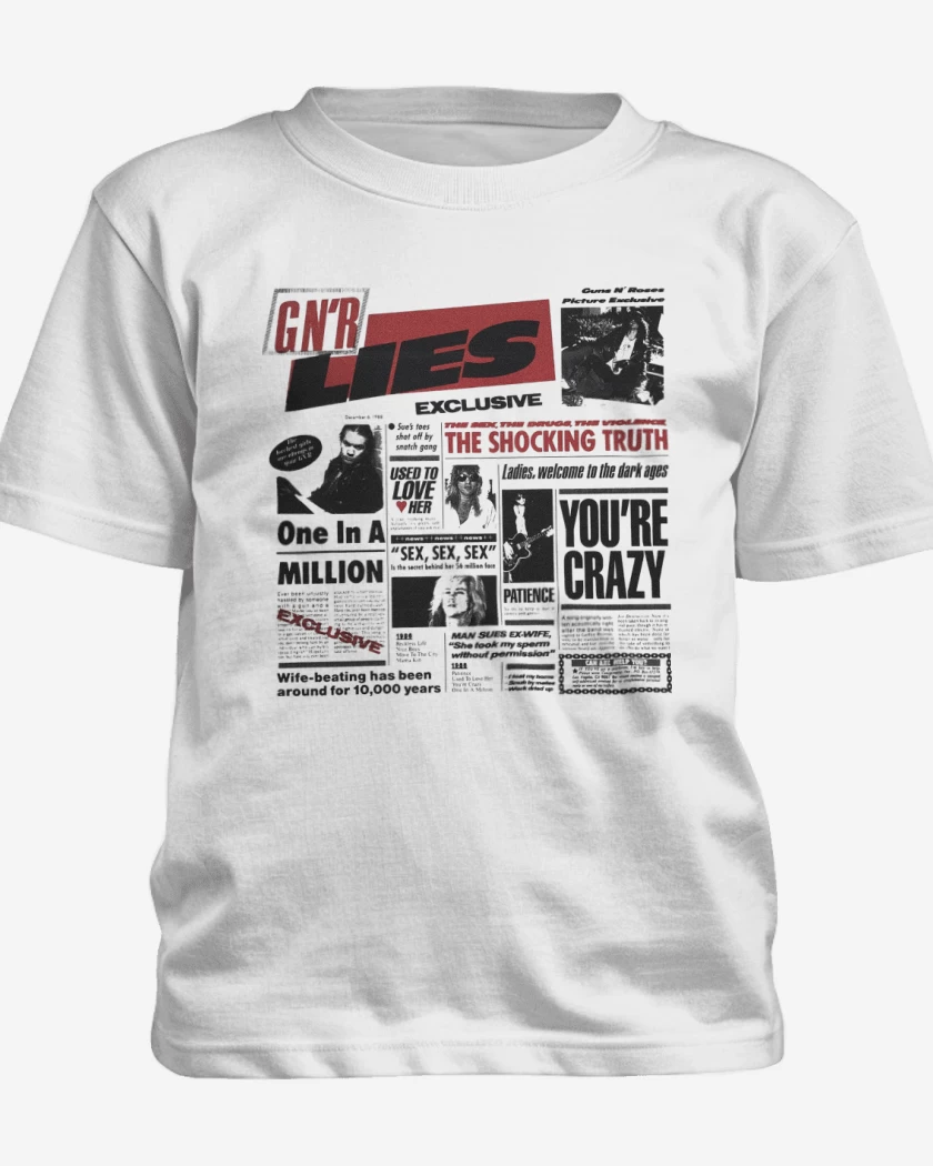 Polera de niño Guns n Roses LIes 