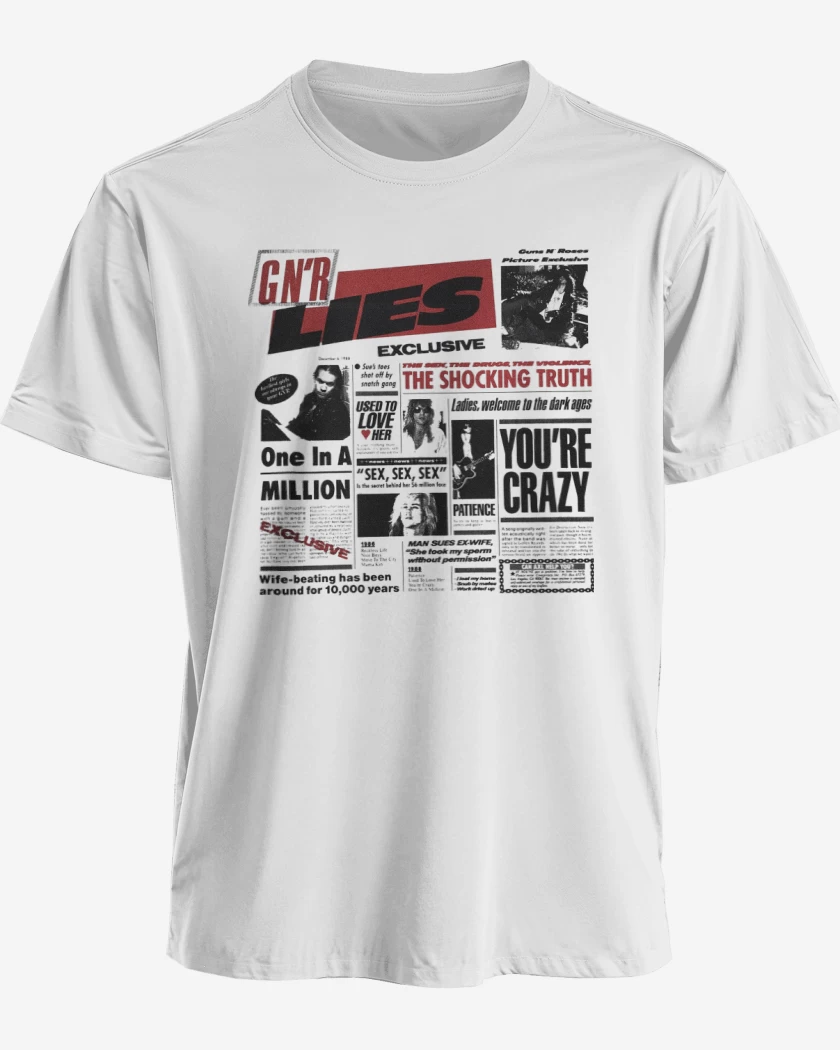 Polera premium Guns n Roses LIes 