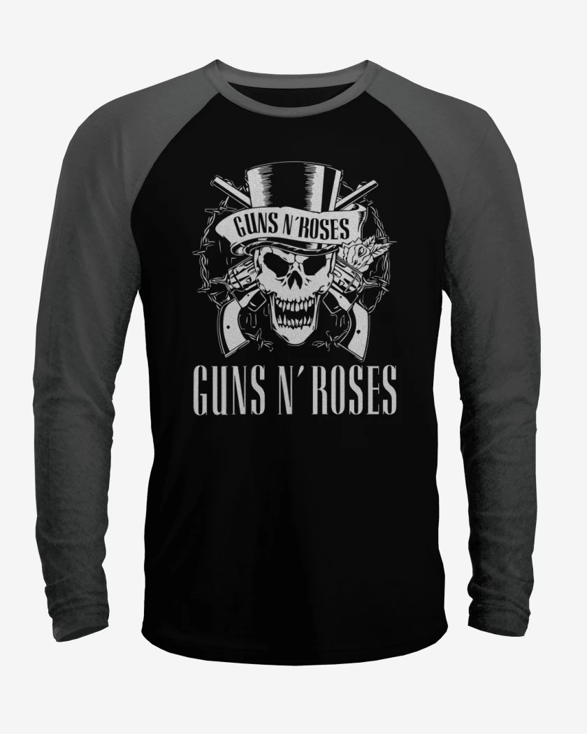 Polera Raglan Guns n Roses Calaca