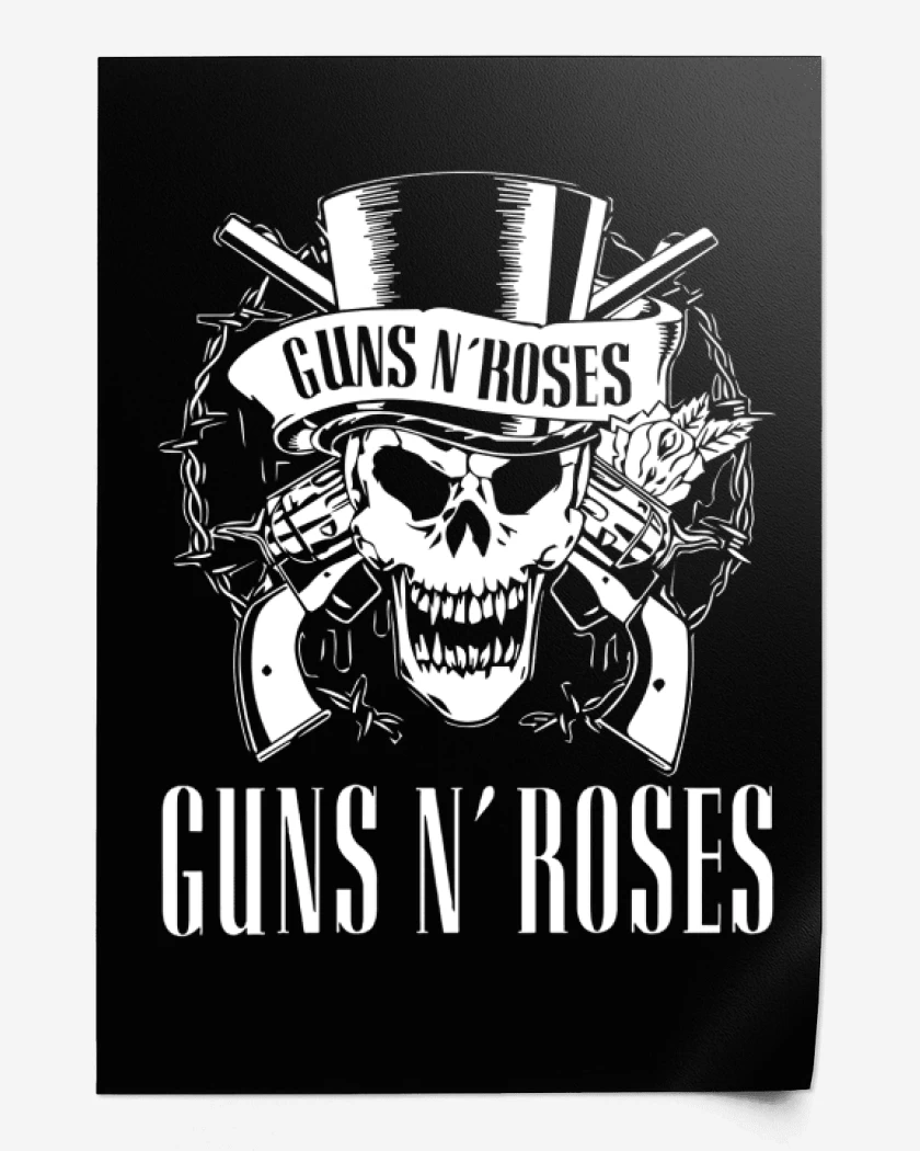 Print Guns n Roses Calaca