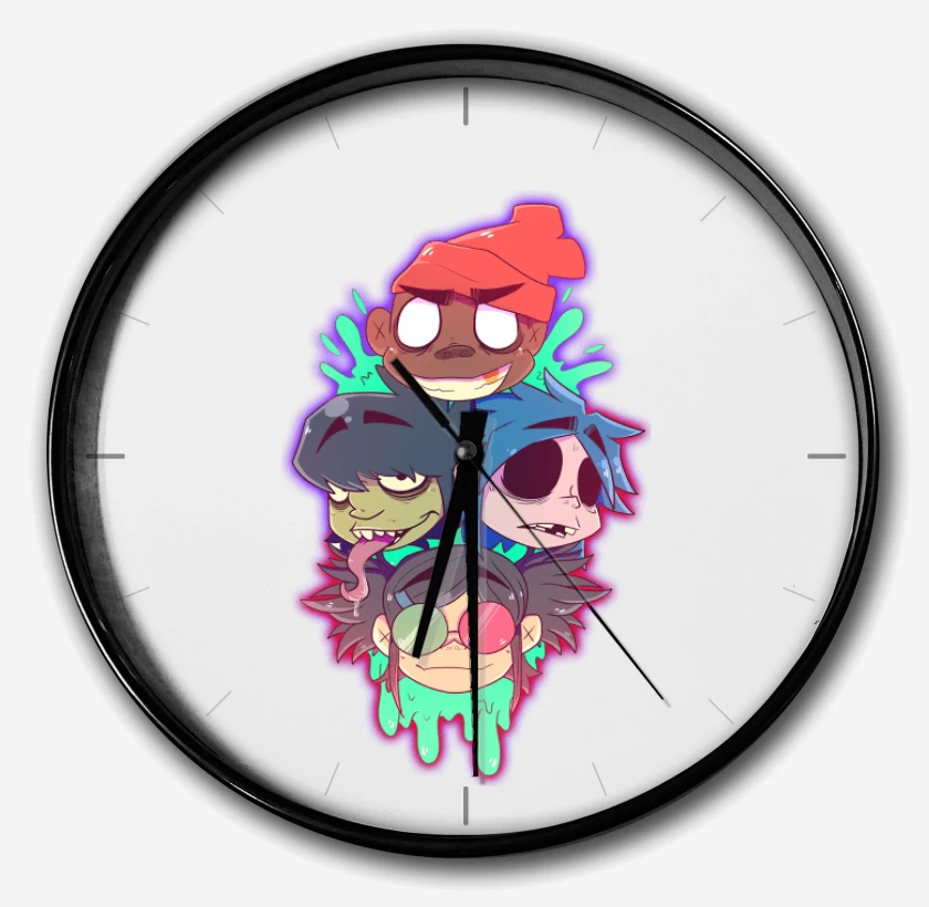 Reloj Blanco de Gorilaz