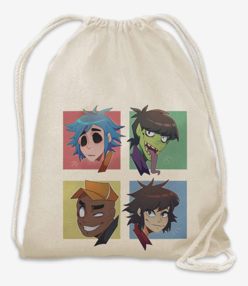 Mochila Gorillaz anime