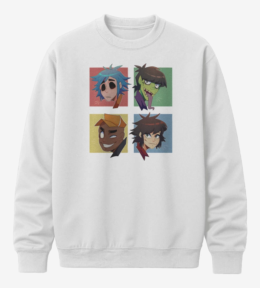 Poleron polo Gorillaz anime