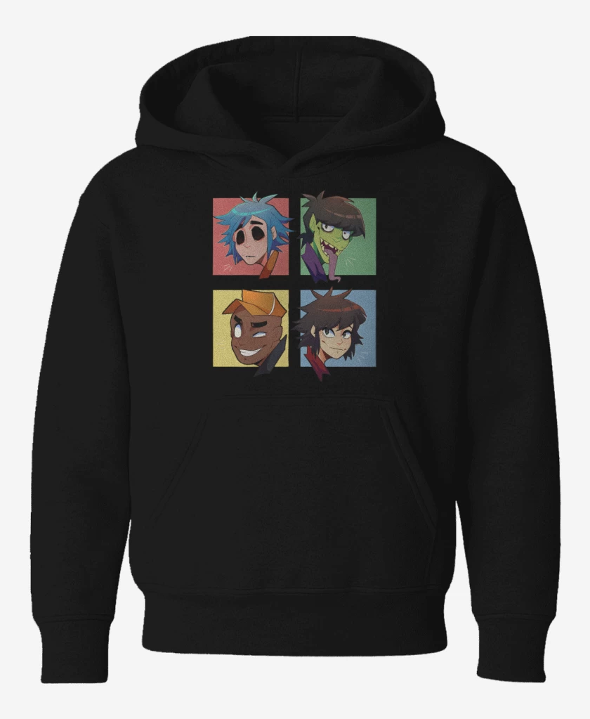 Poleron de niño Gorillaz anime