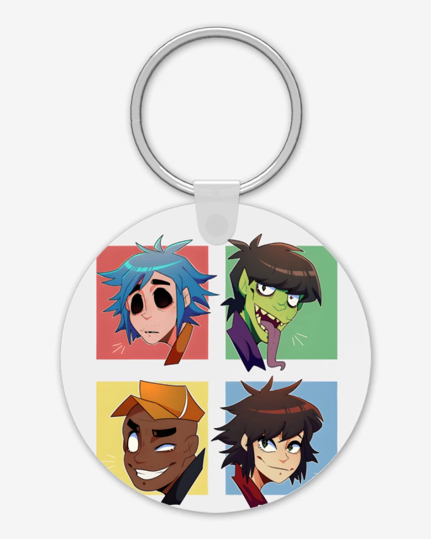 Llavero Gorillaz anime
