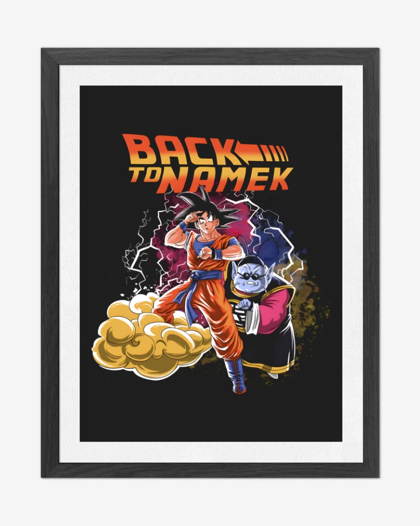 Cuadro decorativo Negro de Back to Namek