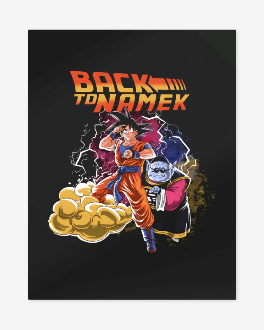 Print metalico Back to Namek