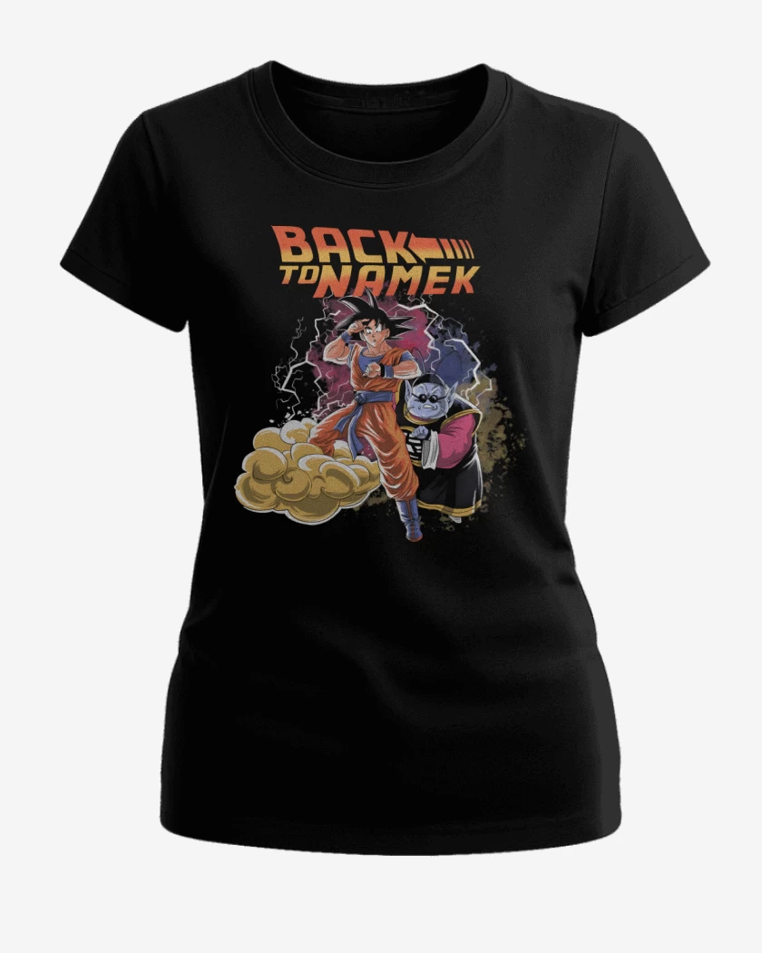 Polera de Mujer Negro de Back to Namek