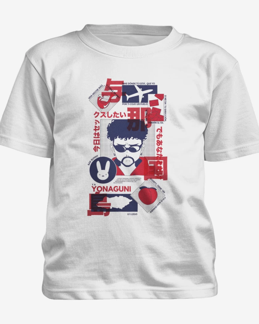 Polera de niño Blanco de Yonaguni 