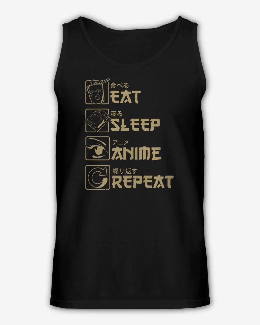 Sudadera Eat Sleep Anime Repeat