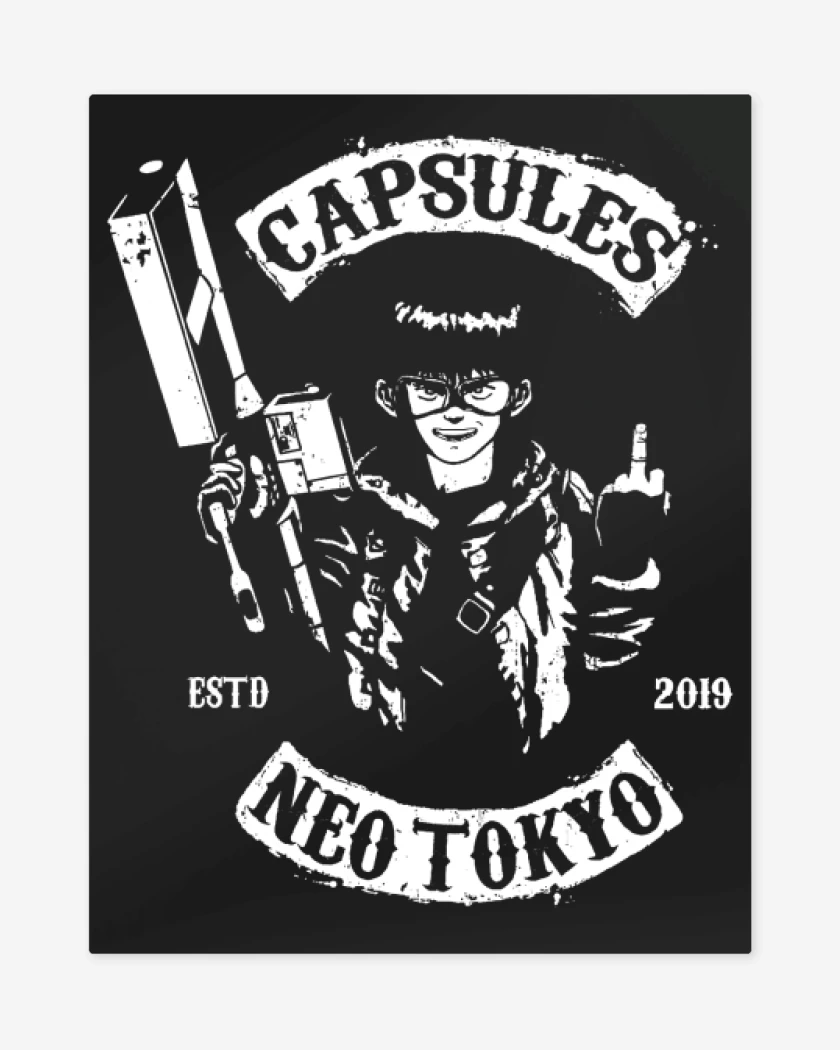 Print metalico Sons of Neo Tokyo