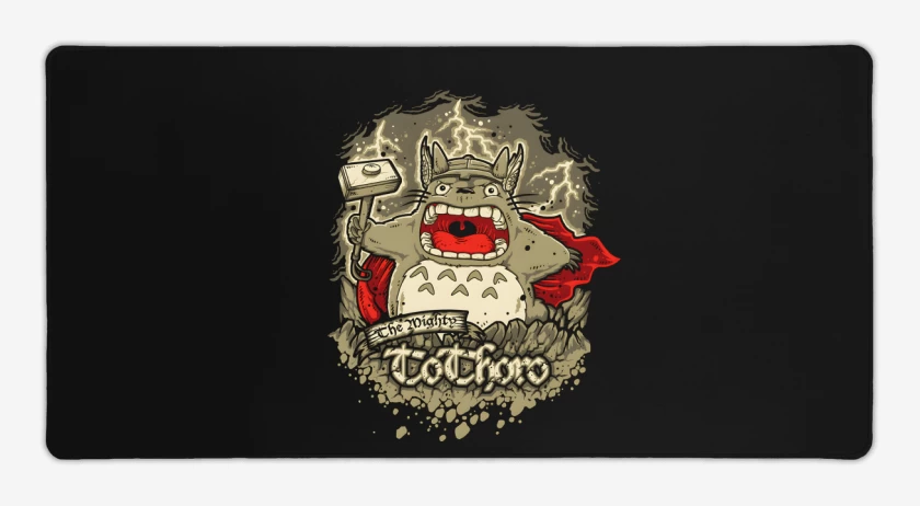 Mouse pad Gamer Negro de Thortoro