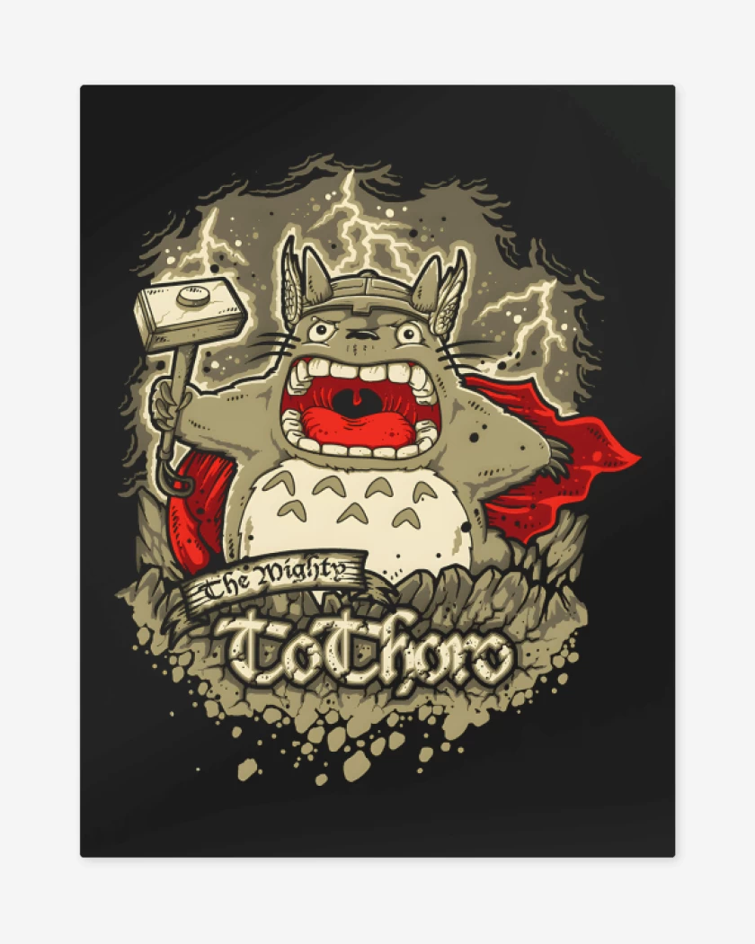 Print metalico Negro de Thortoro