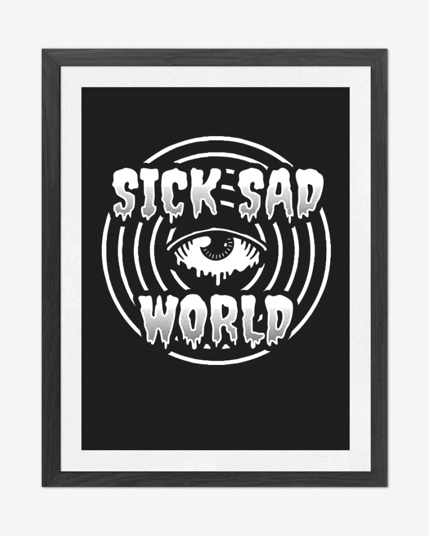 Cuadro decorativo Negro de Sick Sad World 