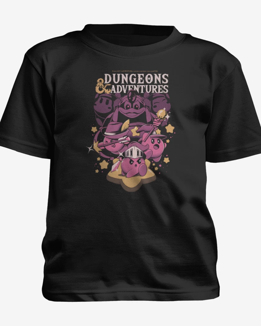 Polera de niño Negro de Dungeons & Adventures