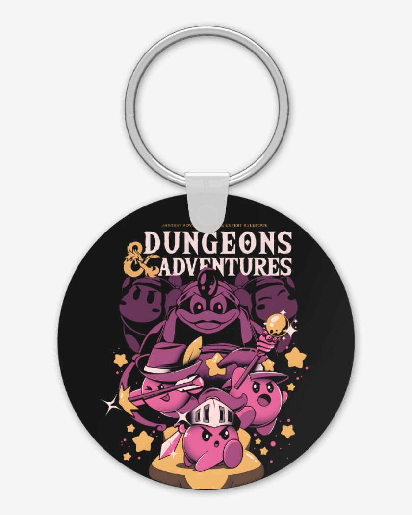 Llavero Negro de Dungeons & Adventures