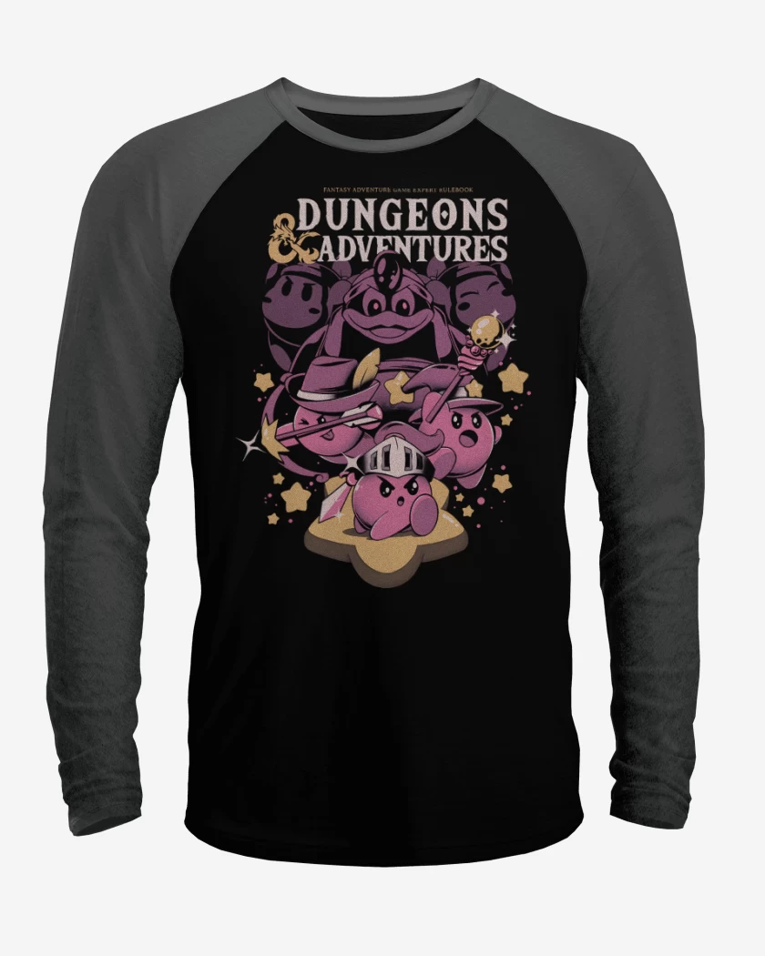 Polera Raglan Dungeons & Adventures