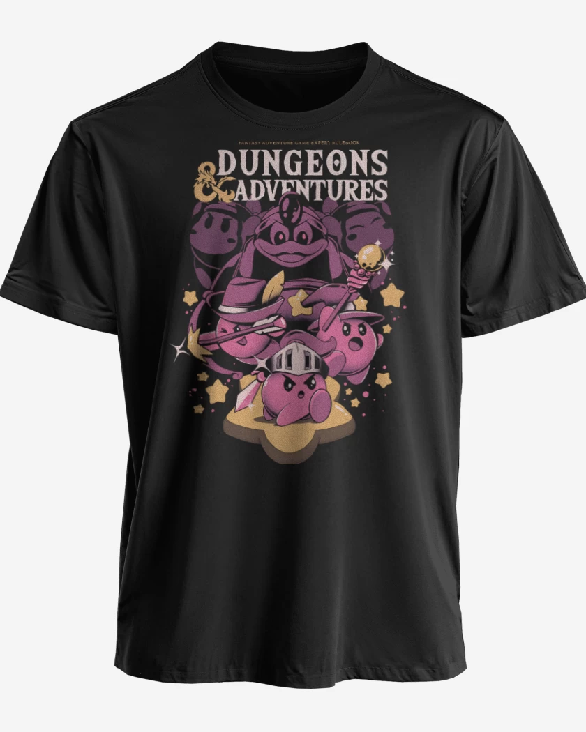Polera premium Negro de Dungeons & Adventures
