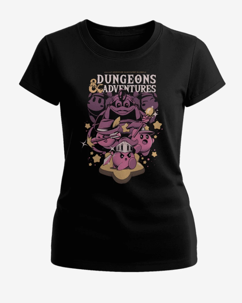 Polera de Mujer Negro de Dungeons & Adventures