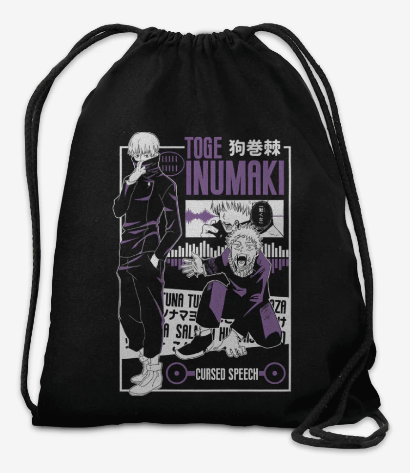 Mochila Negro de Toge Inumaki 