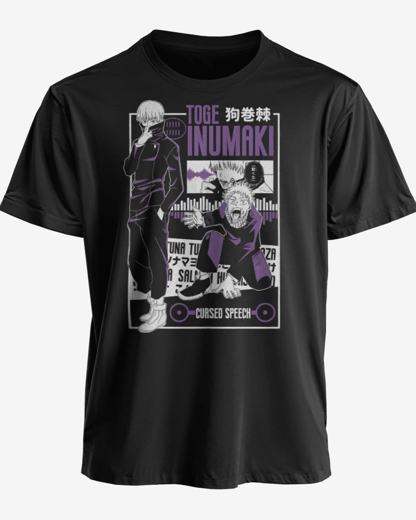 Polera premium Negro de Toge Inumaki 
