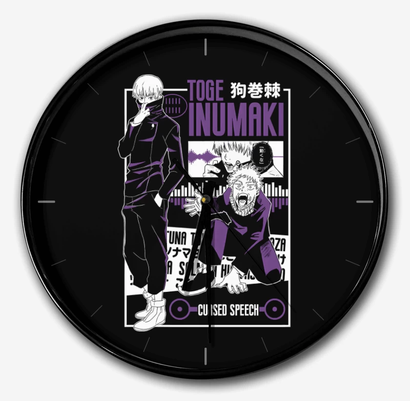 Reloj Negro de Toge Inumaki 