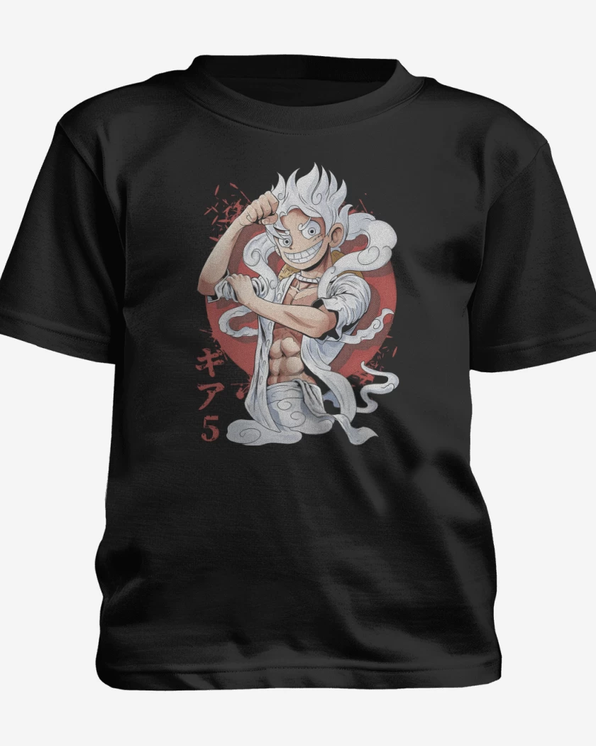Polera de niño Negro de Luffy G5