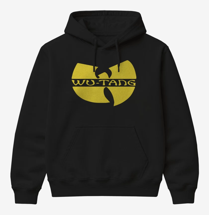 Poleron Canguro básico Negro de Wutang