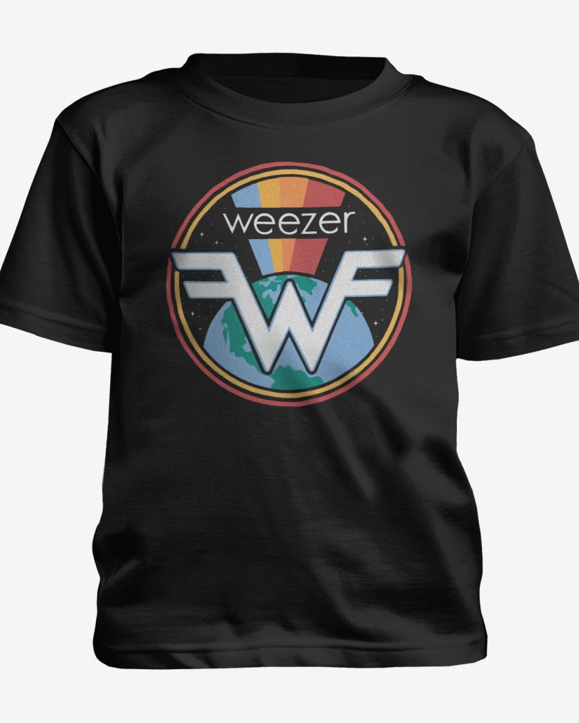Polera de niño Negro de Retro Weezer