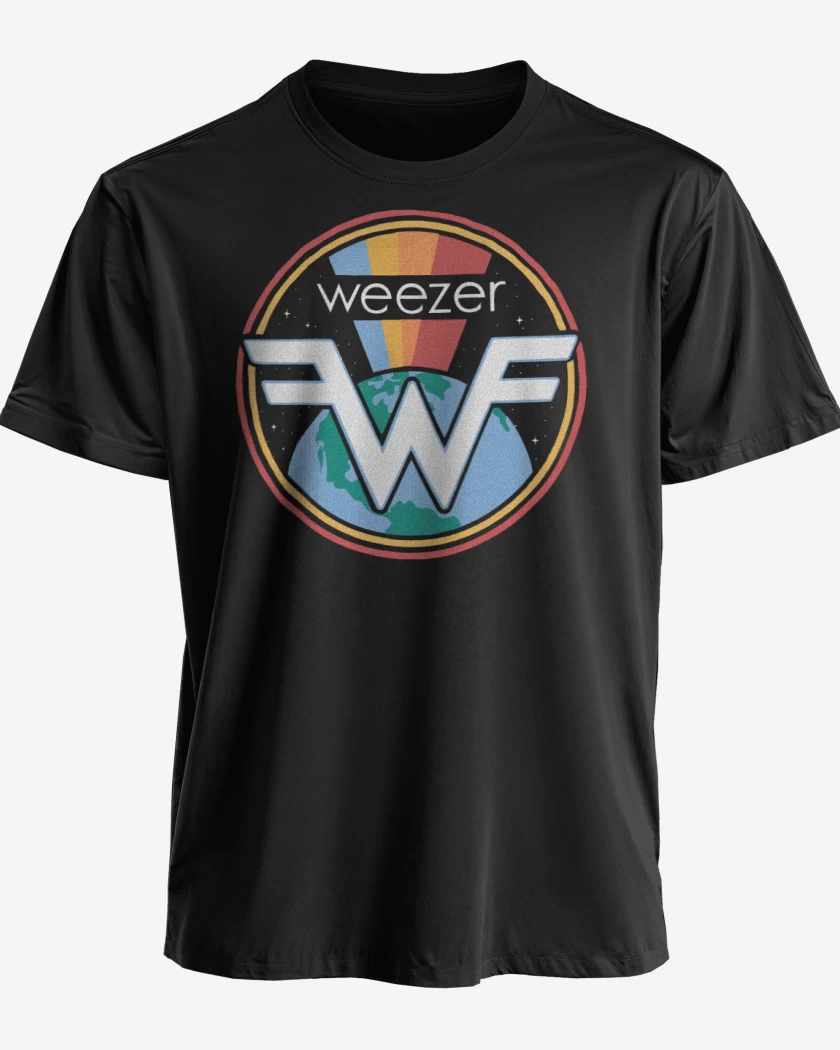 Polera premium Negro de Retro Weezer
