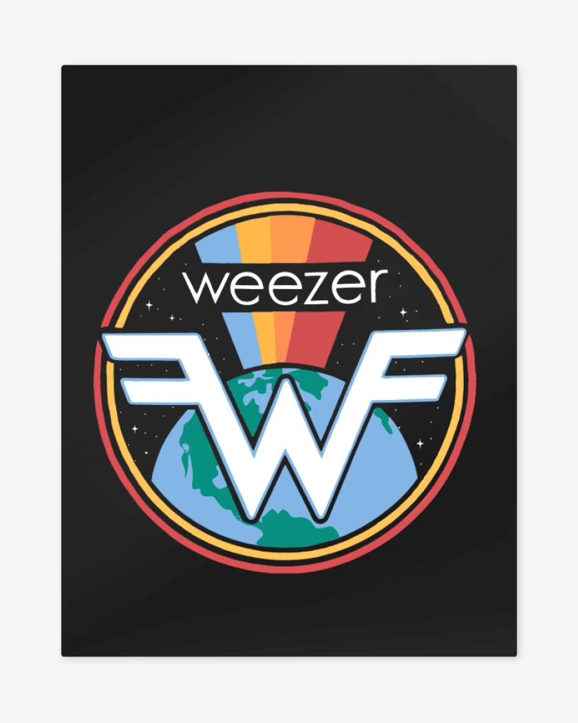Print metalico Retro Weezer