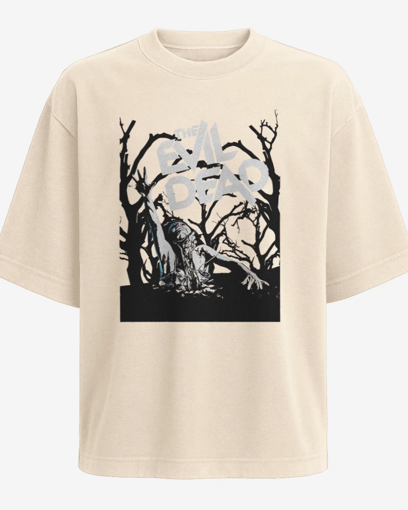 Polera Oversize Beige de Evil dead