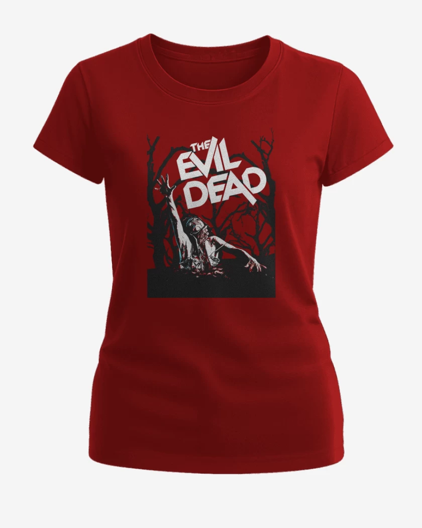 Polera de Mujer Rojo de Evil dead