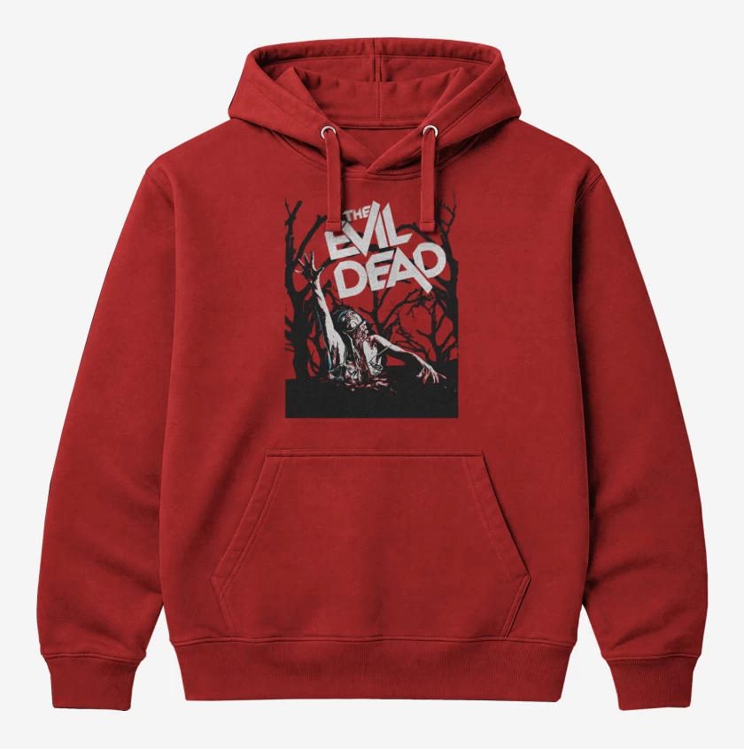 Polerón Canguro Rojo de Evil dead
