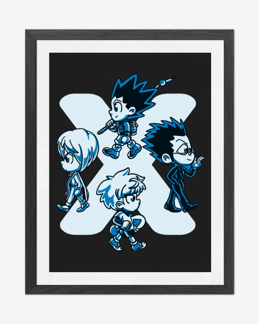 Cuadro decorativo Negro de Equipo de Cazadores