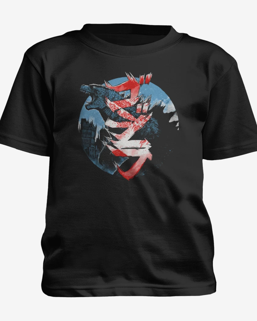 Polera de niño Negro de Gojira