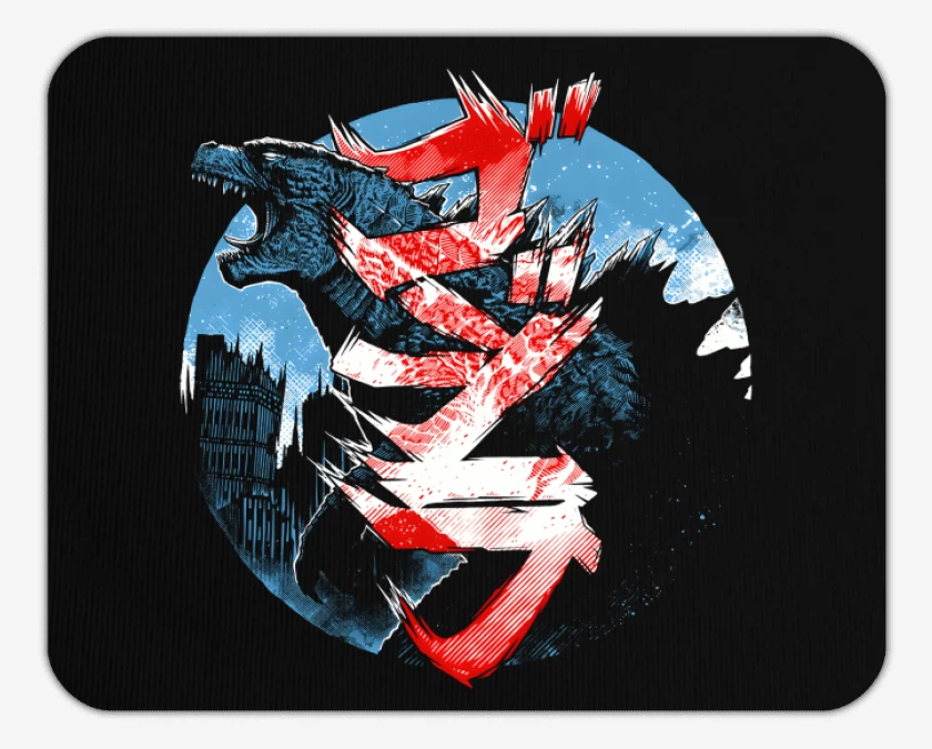 Mousepad Negro de Gojira