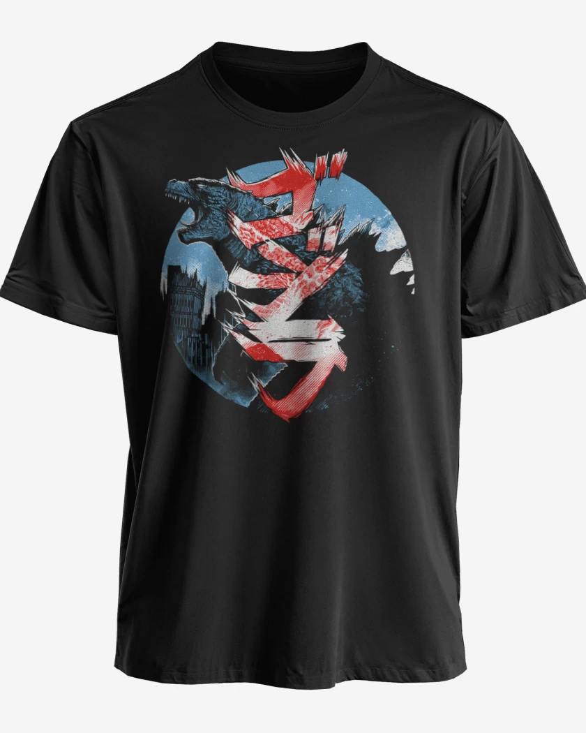 Polera premium Negro de Gojira
