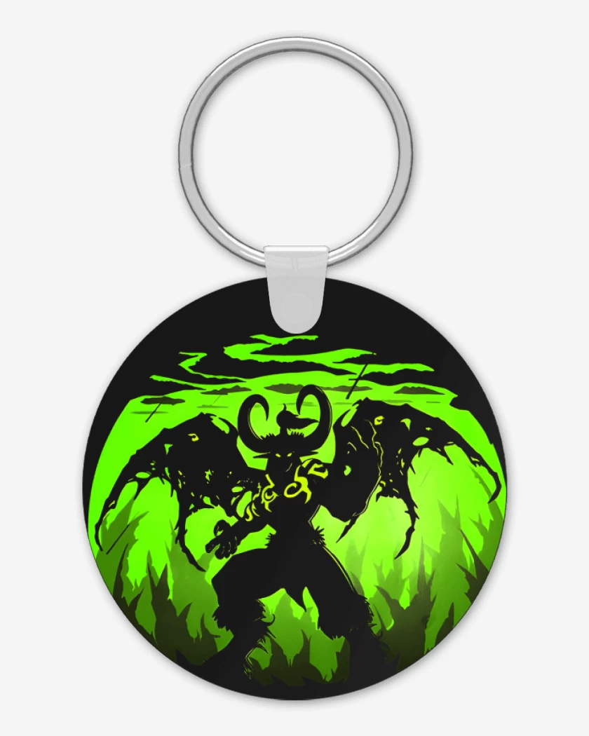 Llavero Negro de Illidan demonio