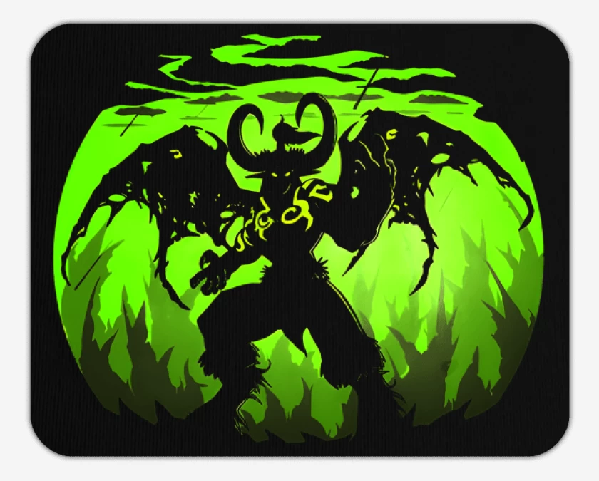 Mousepad Illidan demonio