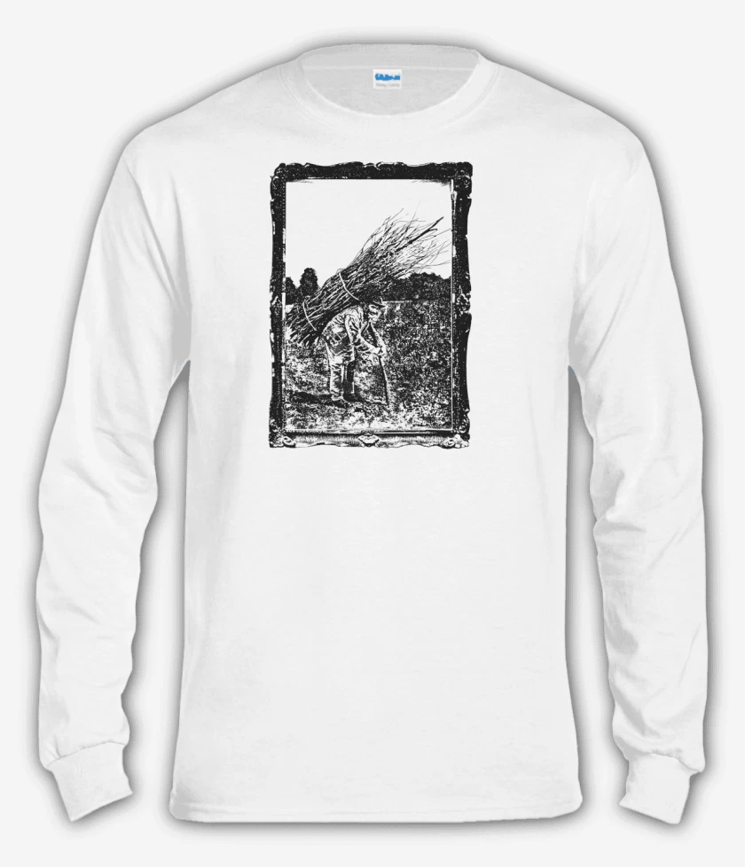 Polera manga larga Blanco de Minimal Zeppelin