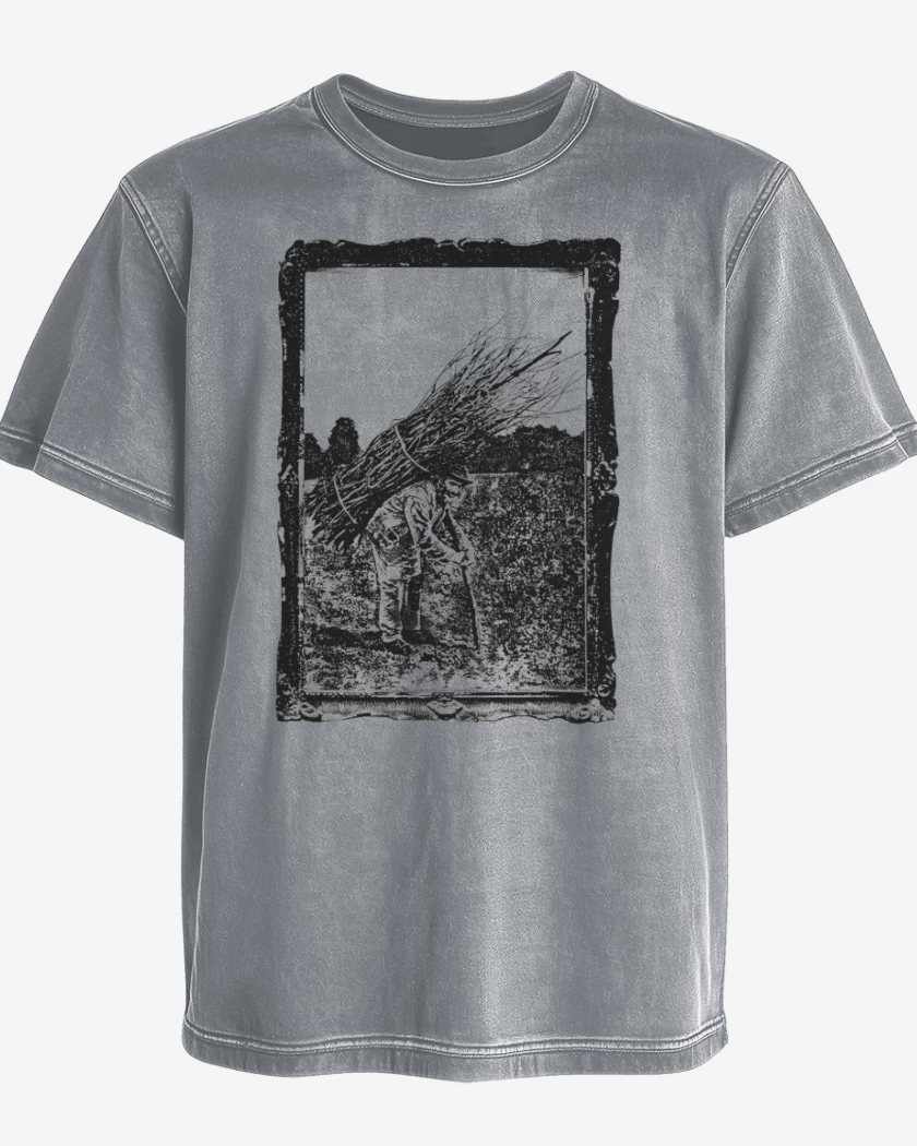 Polera desgastada Minimal Zeppelin